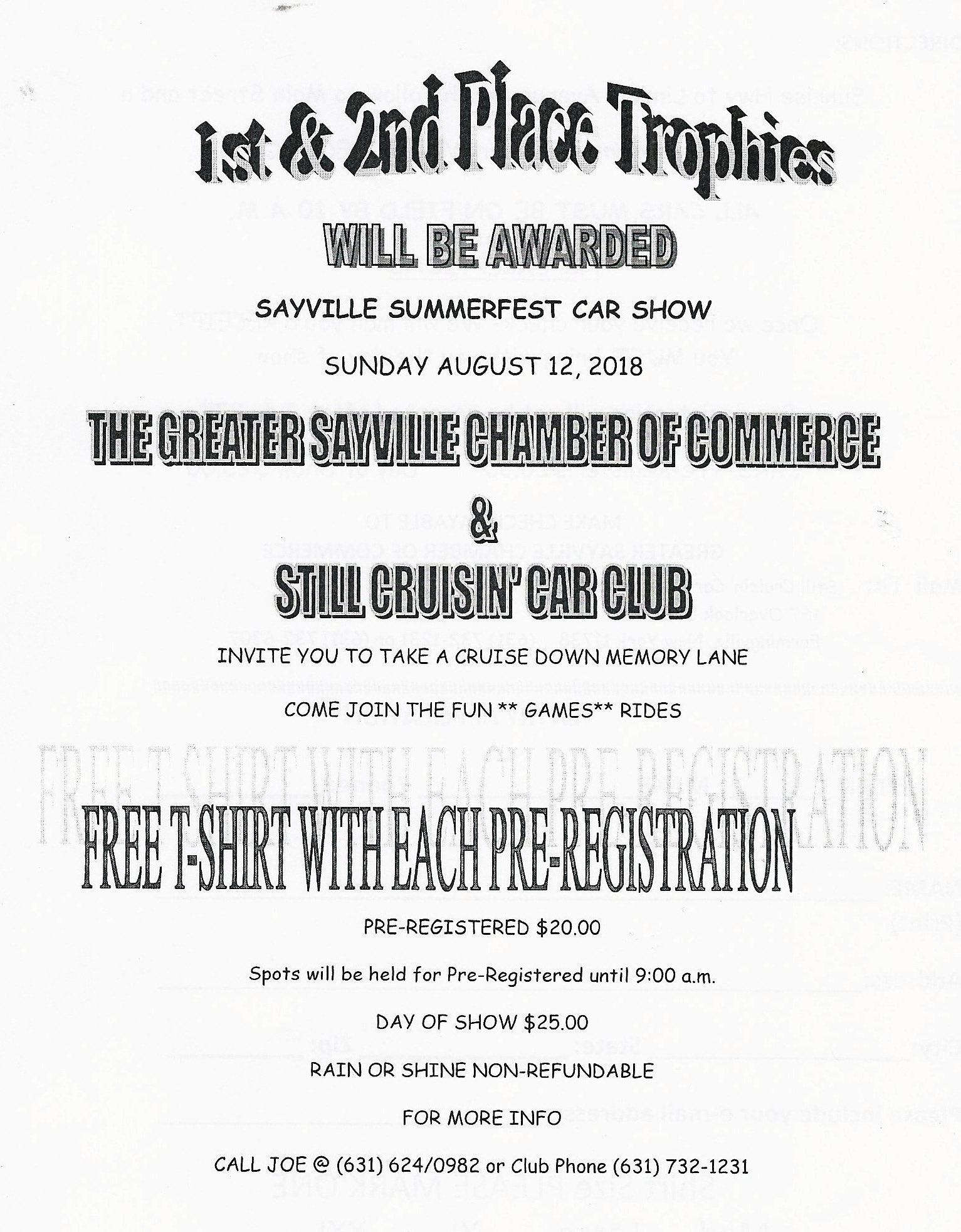 Sayville Summerfest Car Show, Sayville, NY