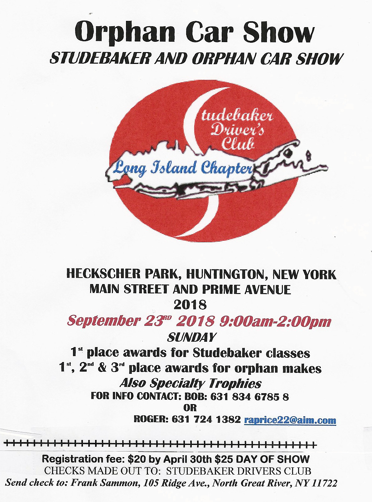 Studebaker & Orphan Car Show, Huntington, NY