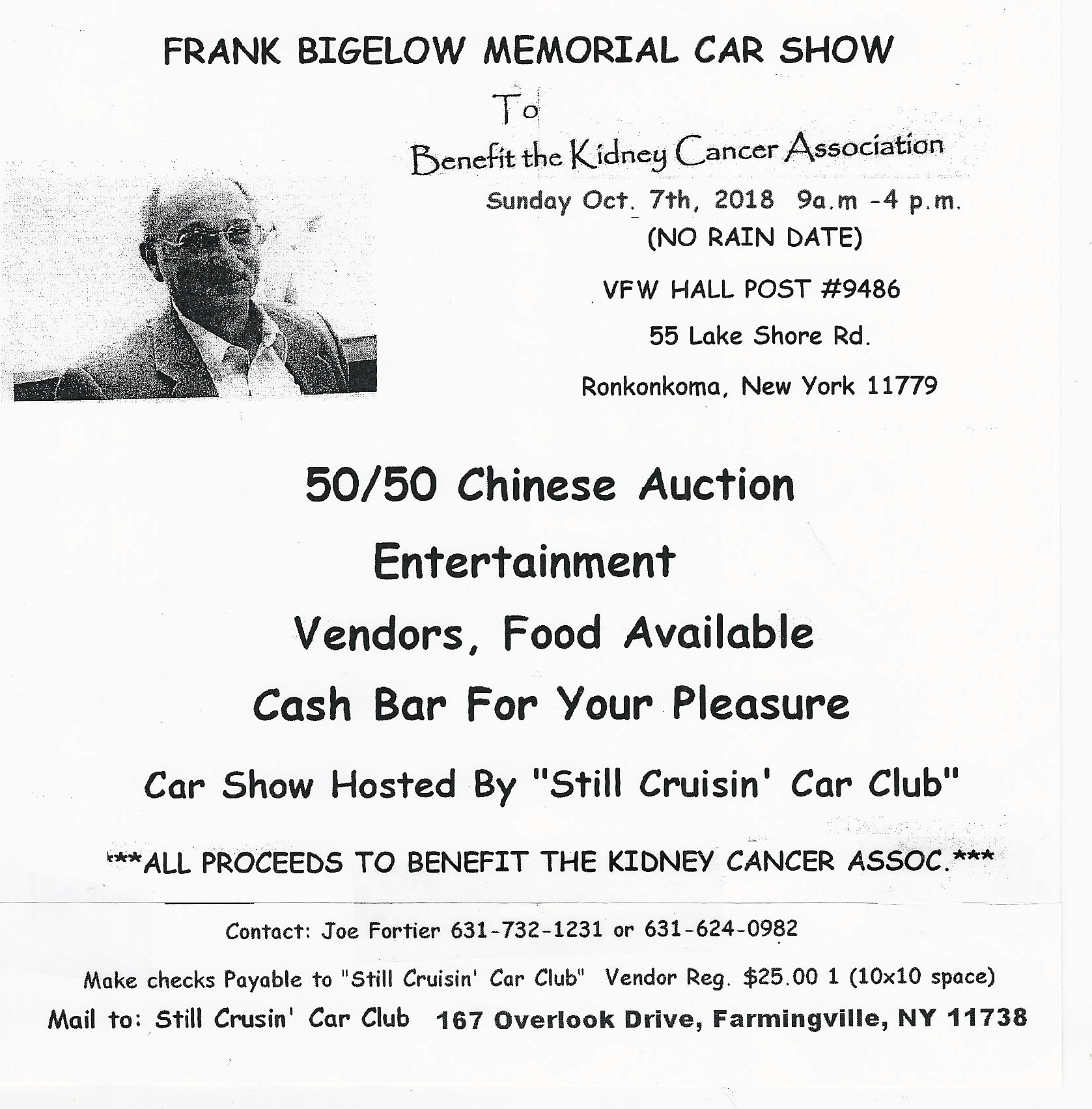 Frank Bigelow Memorial Car Show, Ronkonkoma, NY