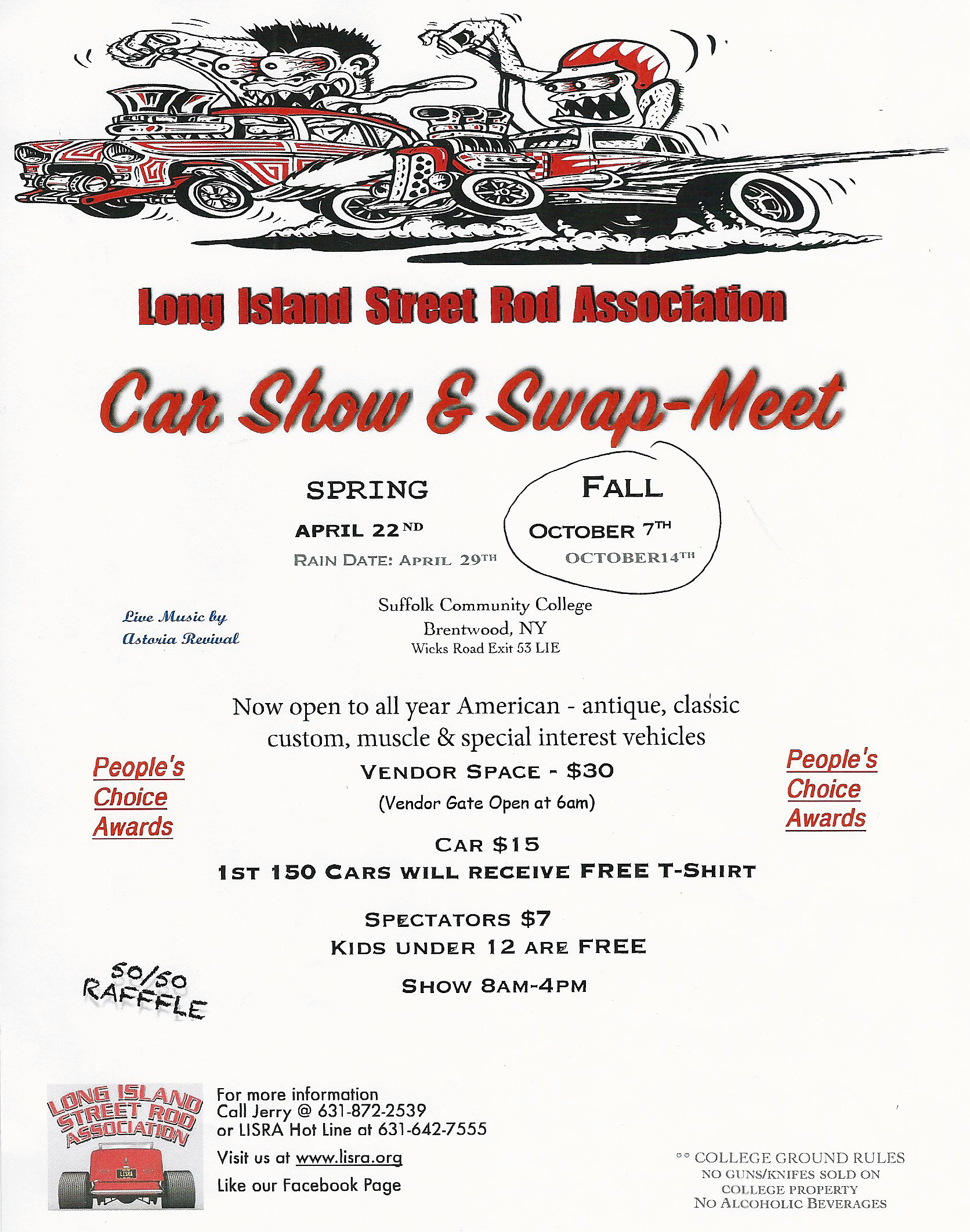 LI Street Rod Association Car Show & Swap Meet, Brentwood, NY
