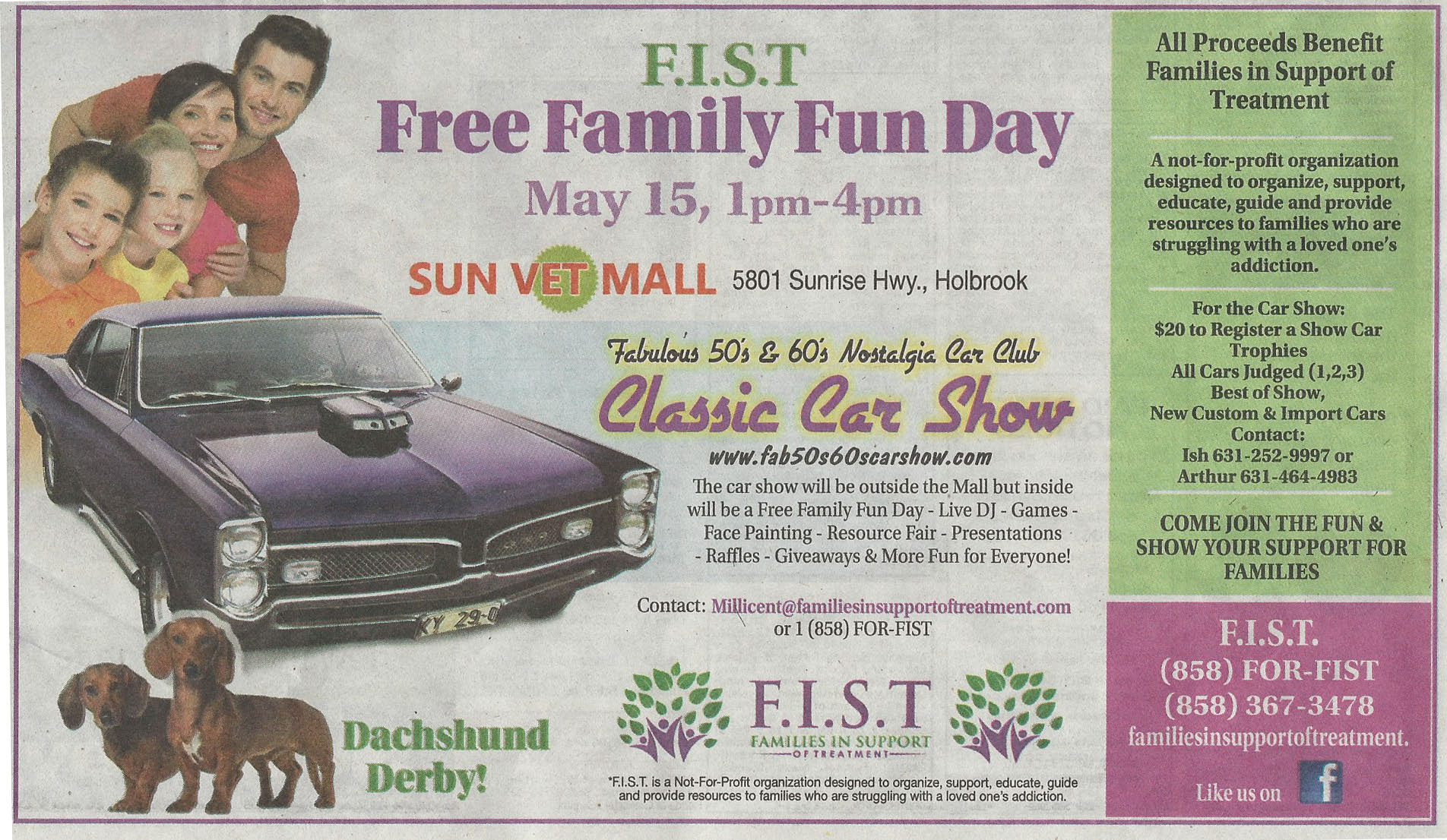 Fabulous 50’s & 60’s Nostalgic Car Club Car Show, Holbrook, NY