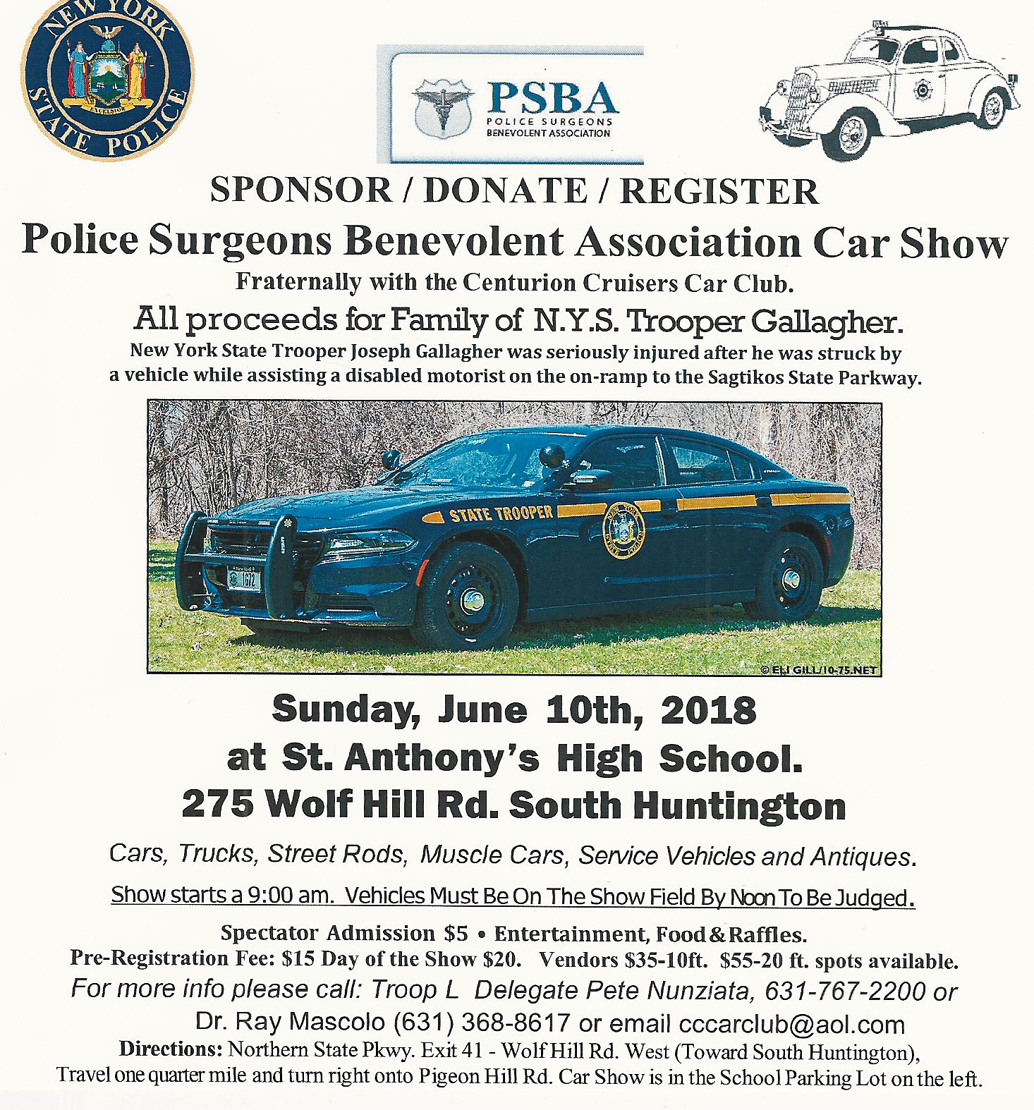 PSBA Car Show, South Huntington, NY