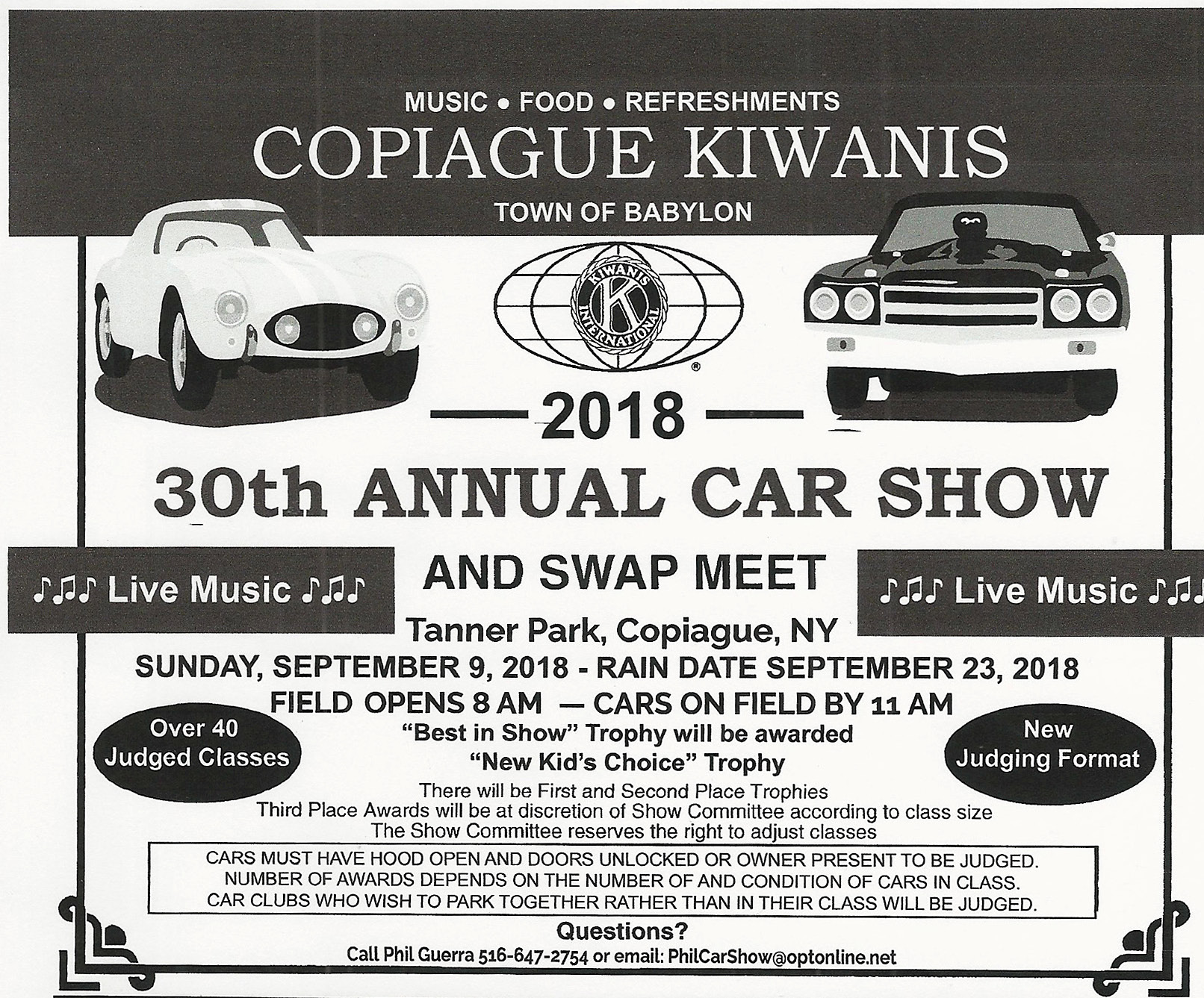 30th Annual Copiague Kiwanis Car Show, Copiague, NY