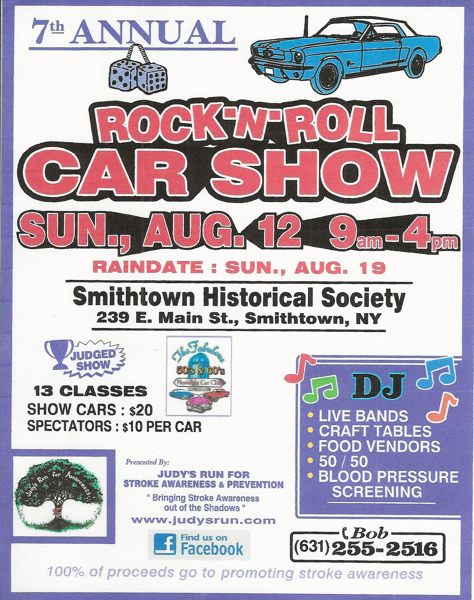 7th Annual Rock “N” Roll Car Show, Smithtown, NY