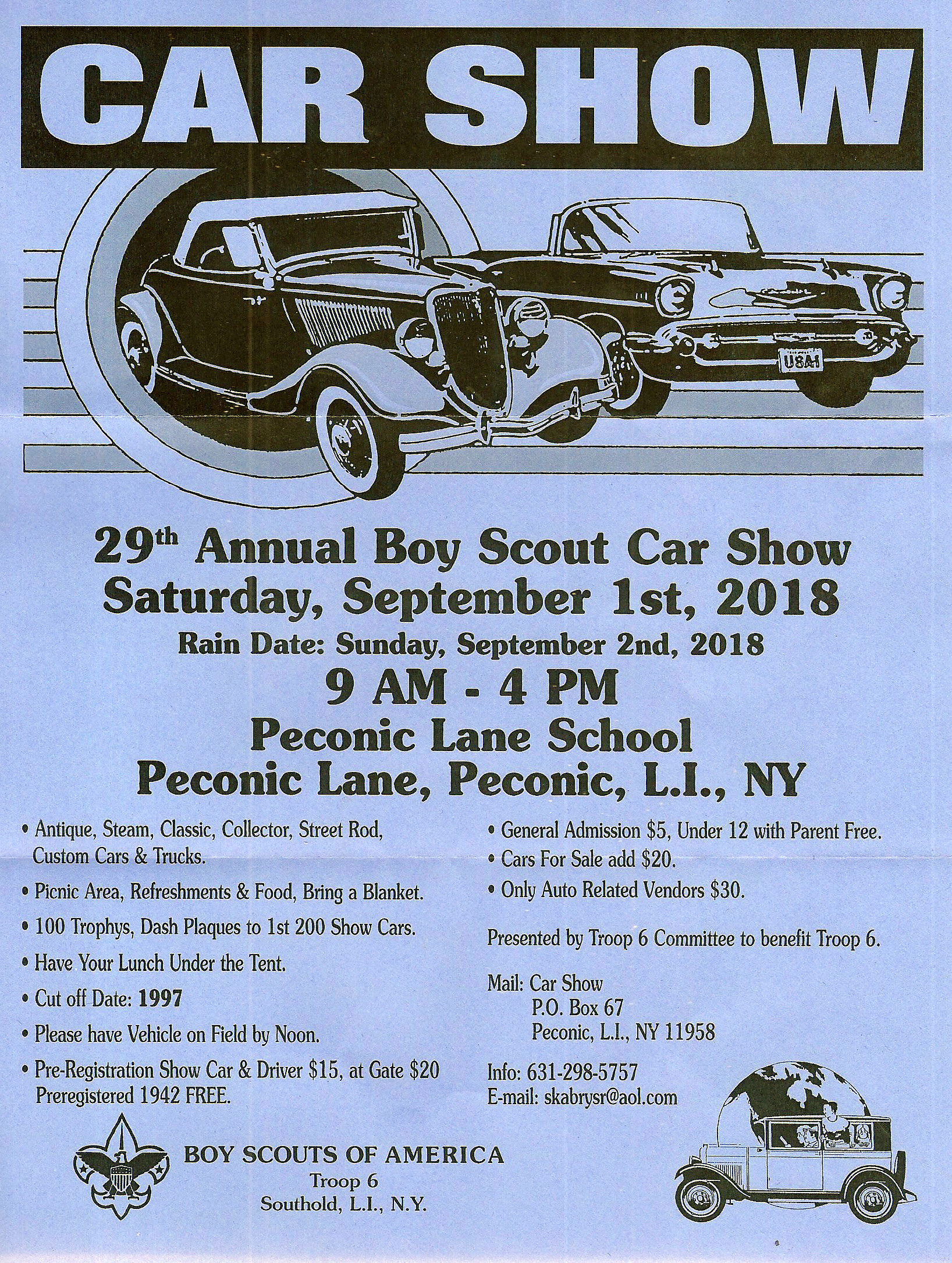 29th Annual Boy Scout Car Show, Peconic, NY