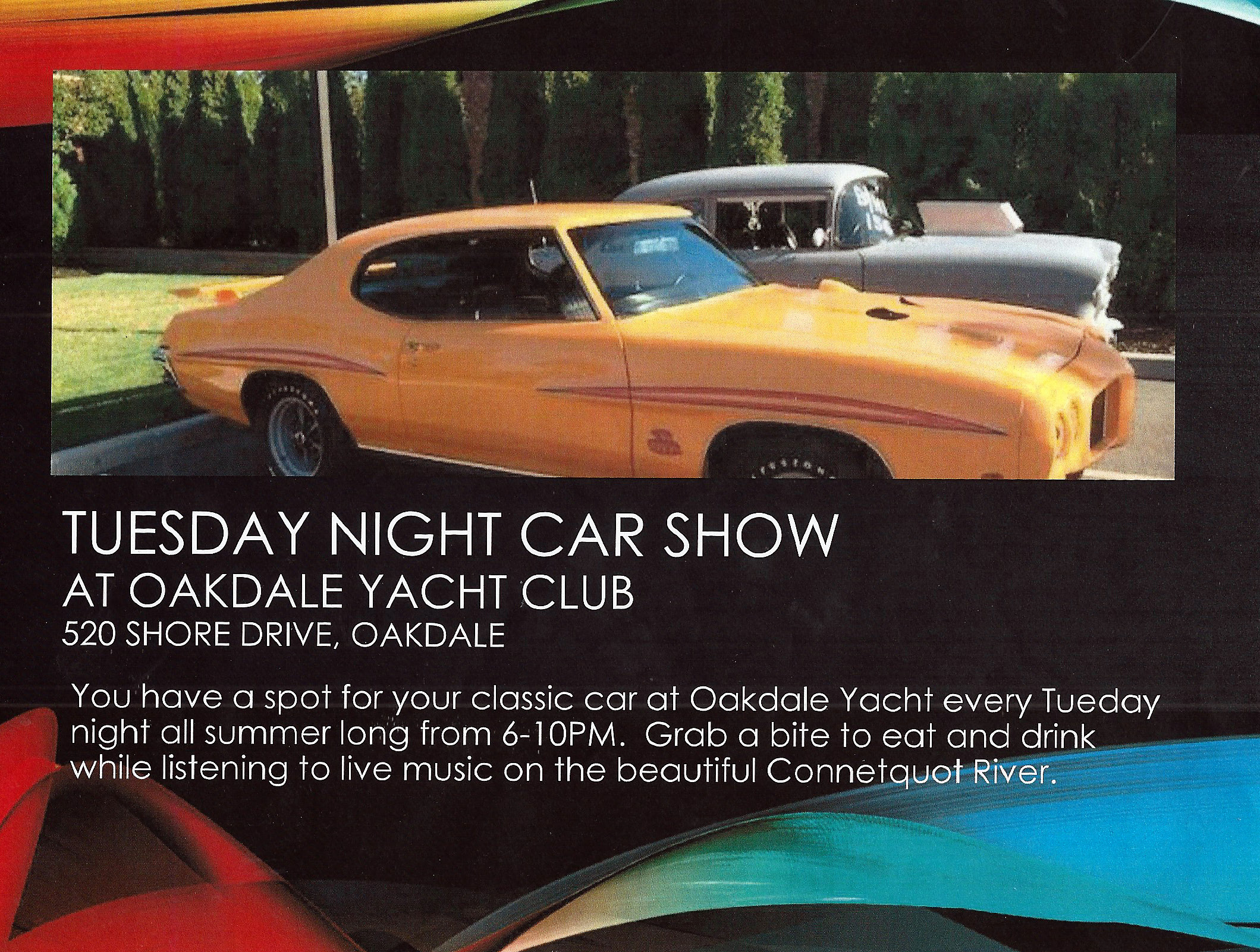 Tuesday Night Car Show, Oakdale, NY