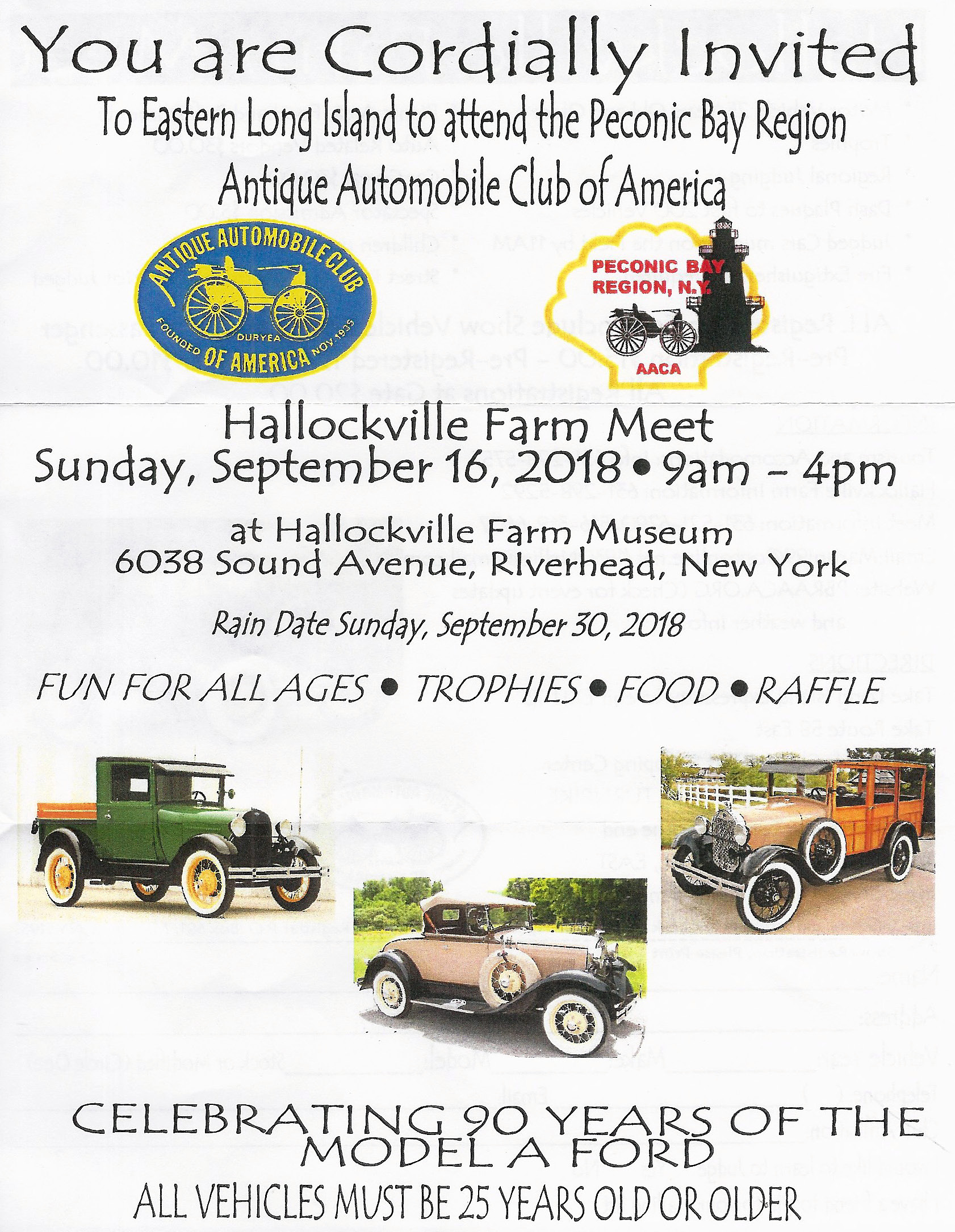 PBR-AACA 21st Annual Car Meet, Riverhead, NY