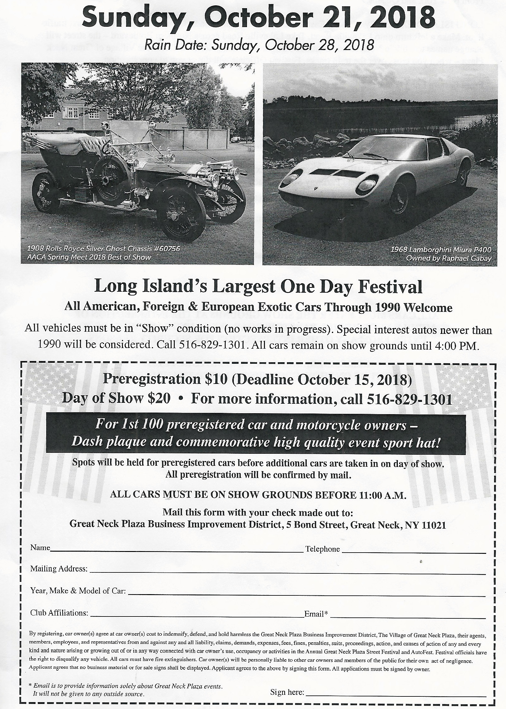 Great Neck Plaza 34th Annual AutoFest, Great Neck, NY