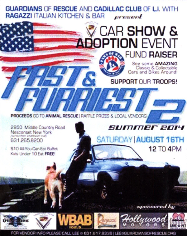 Fast & Furriest 2 Car Show & Adoption Event, Nesconset, NY