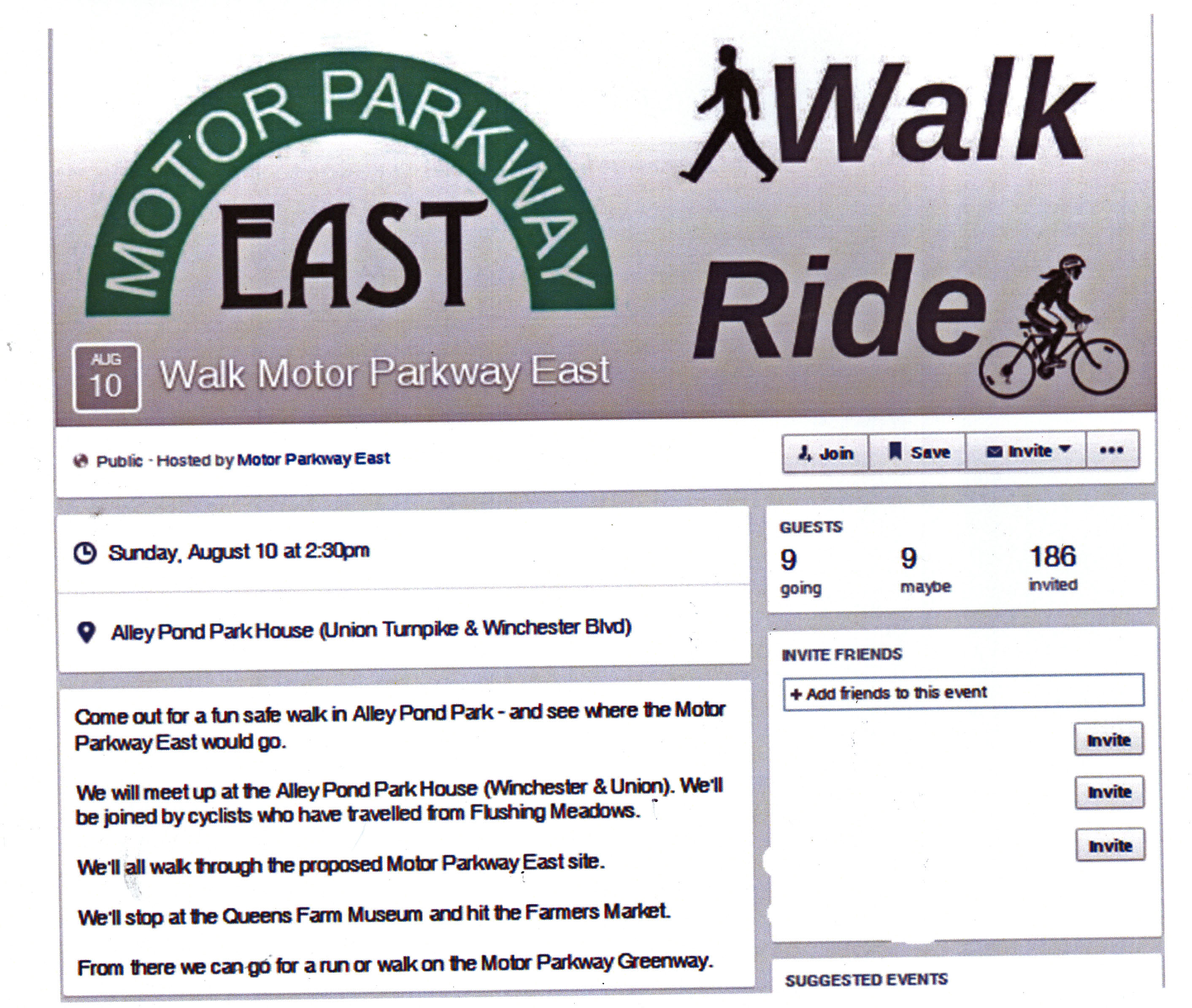 Motor Parkway East Walk Ride, Alley Pond Park, Queens, NY