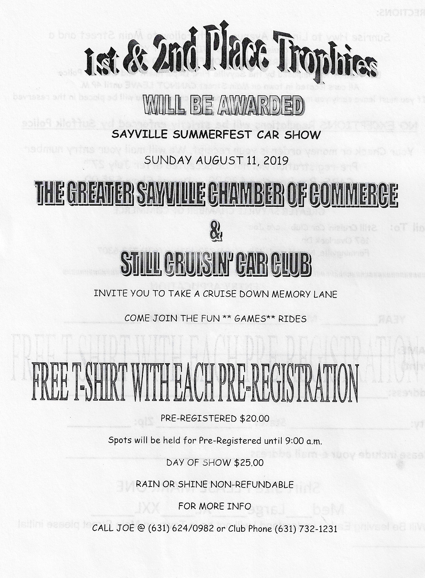 Sayville Summerfest Car Show, Sayville, NY