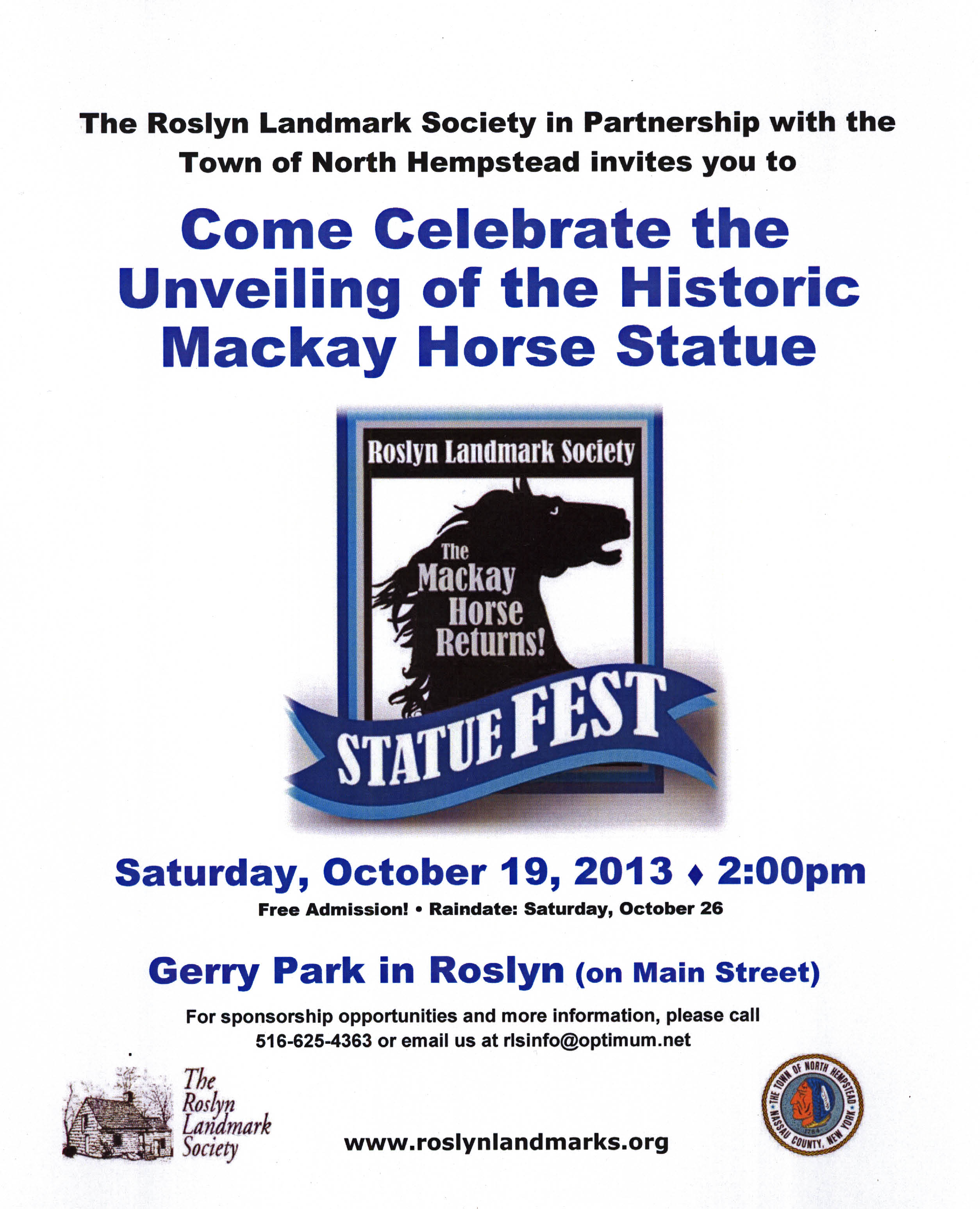 The Mackay Horse StatueFEST, Roslyn, NY