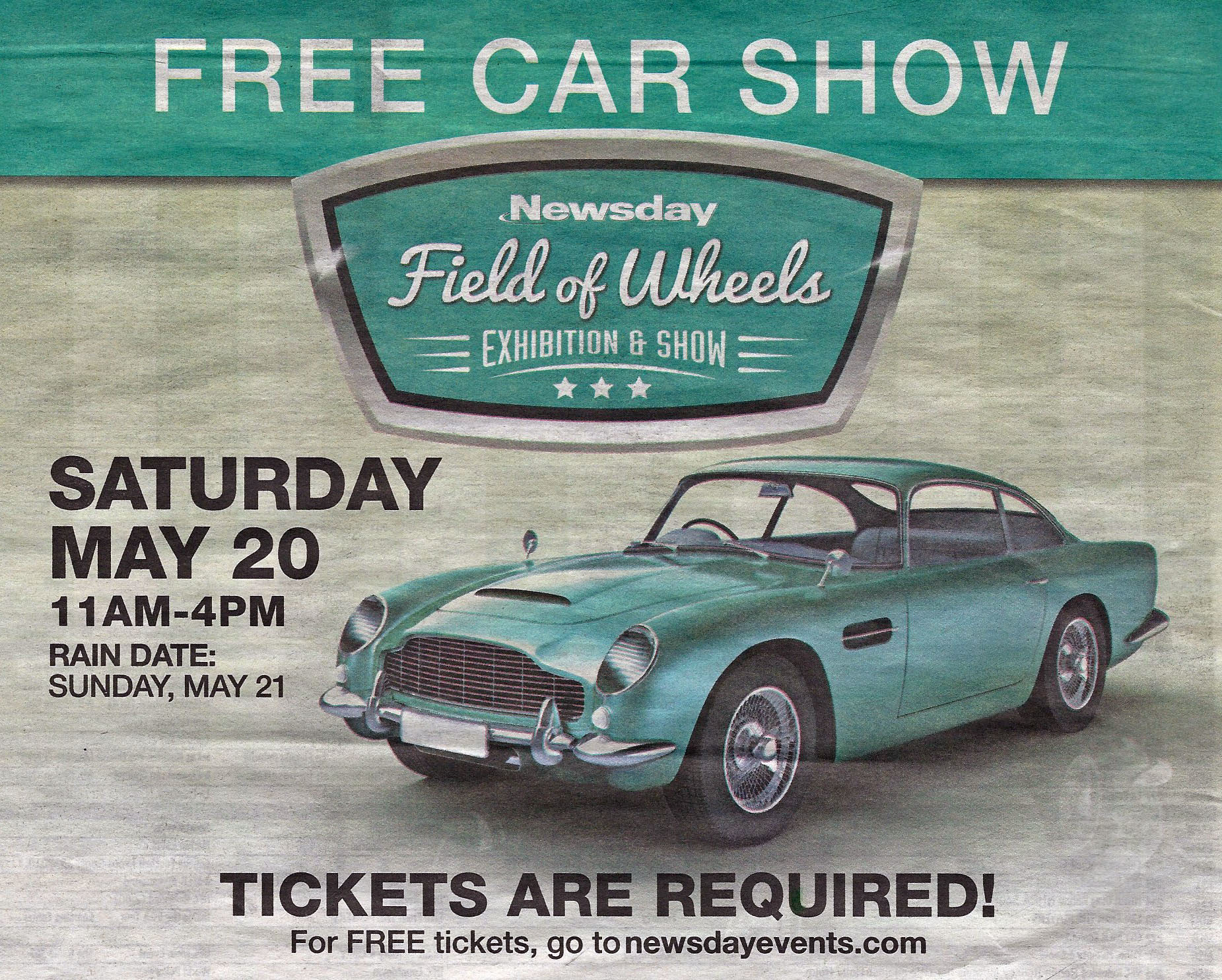 7th Annual Newsday Field of Wheels Exhibition & Show, Melville, NY