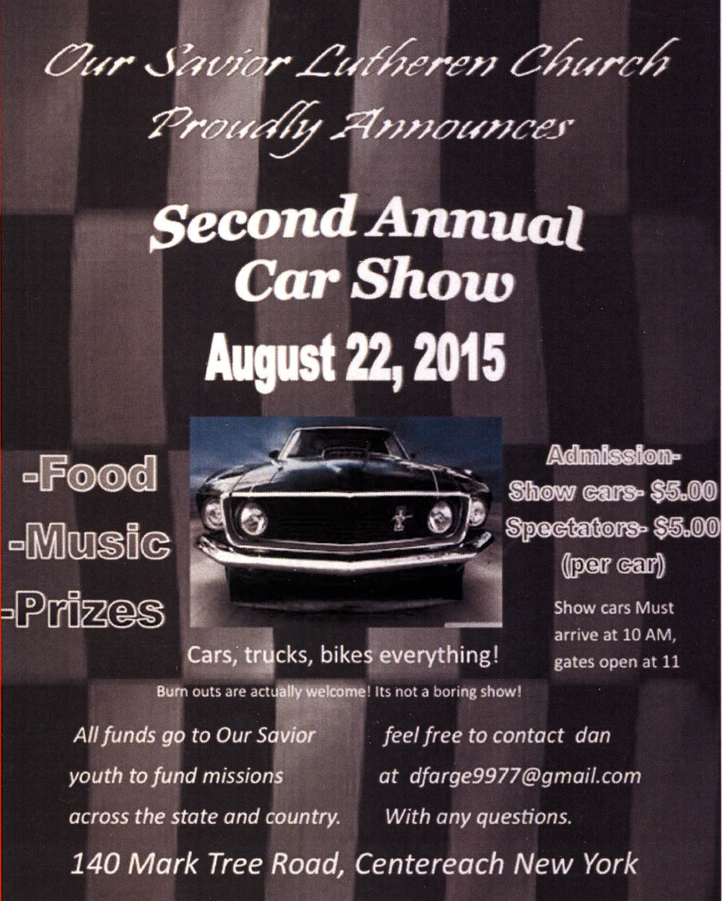 Our Savior Lutheran Church 2nd Annual Car Show, Centereach, NY