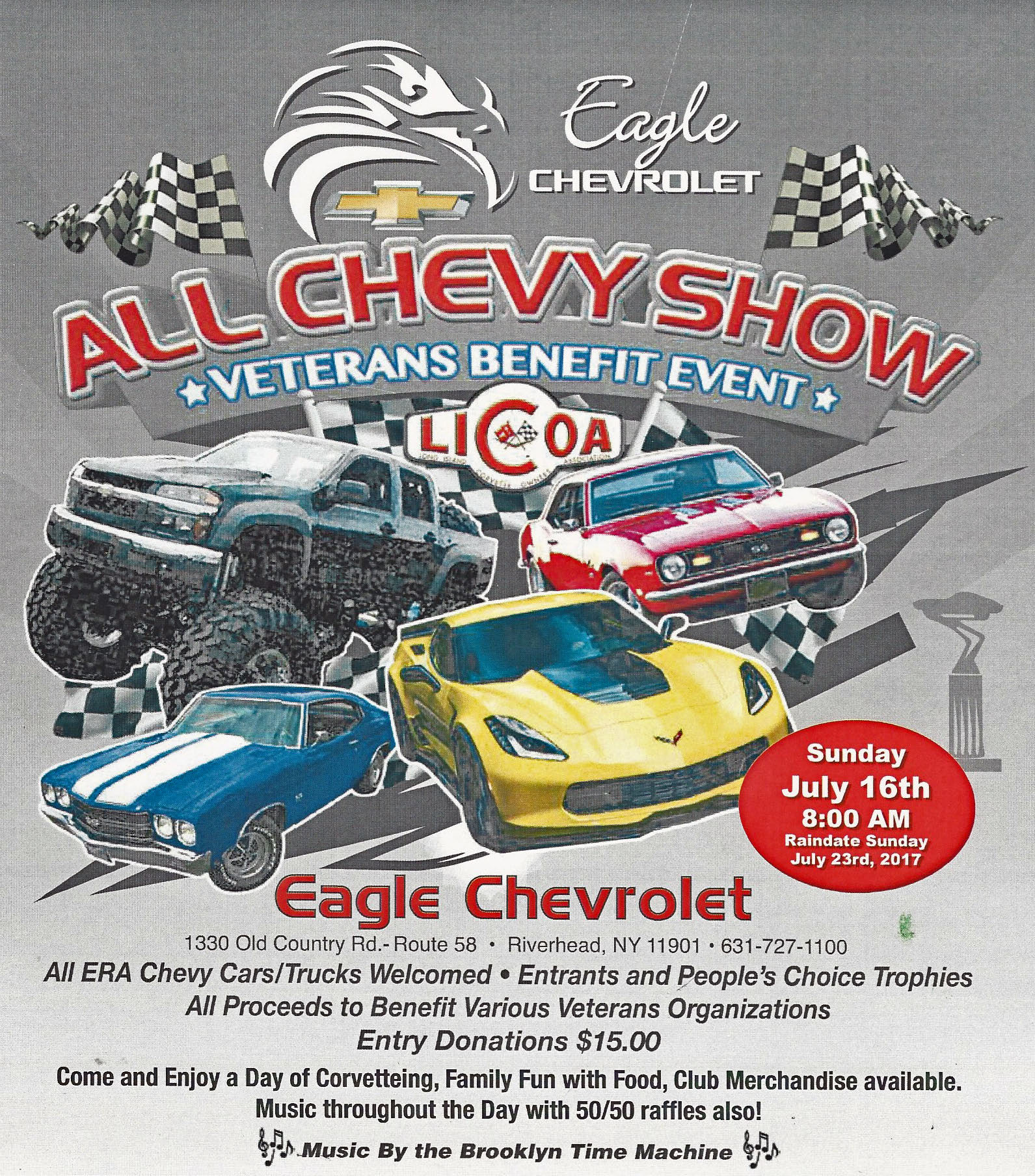 All Chevy Show Veterans Benefit Event, Riverhead, NY