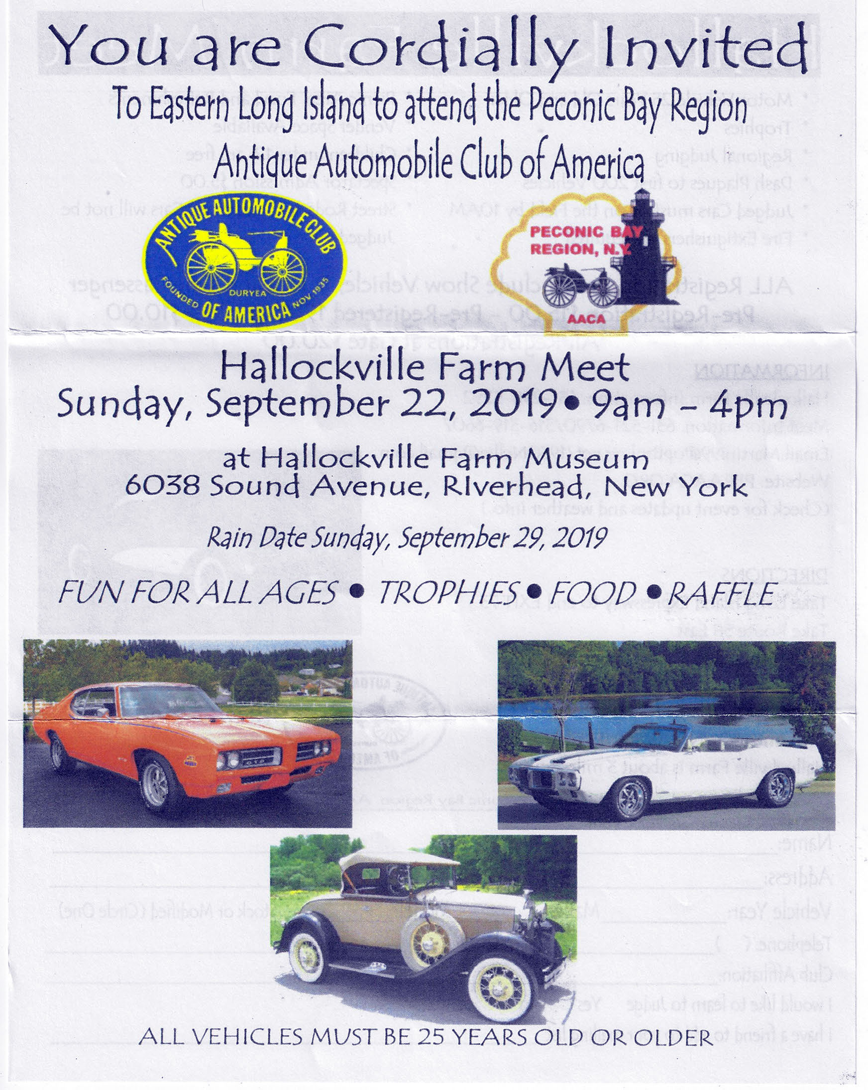 Peconic Bay Region AACA Hallockville Farm Meet, Riverhead, NY
