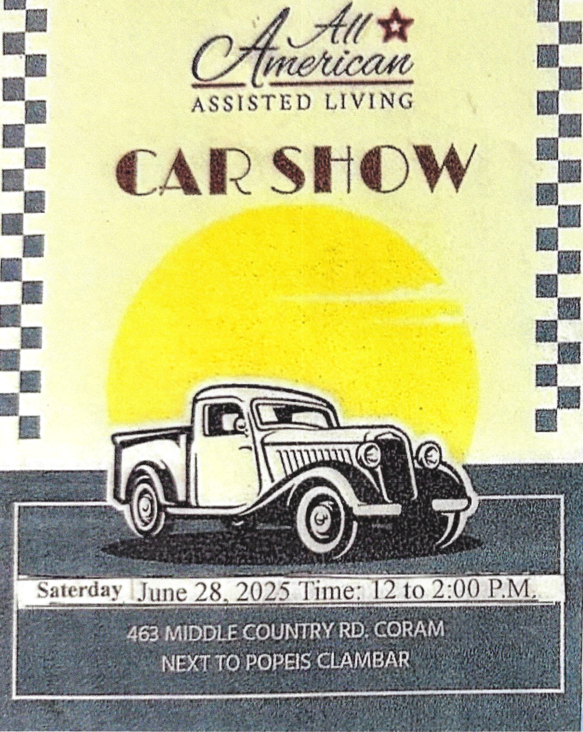 The All American Assisted Living Car Show, Coram, NY
