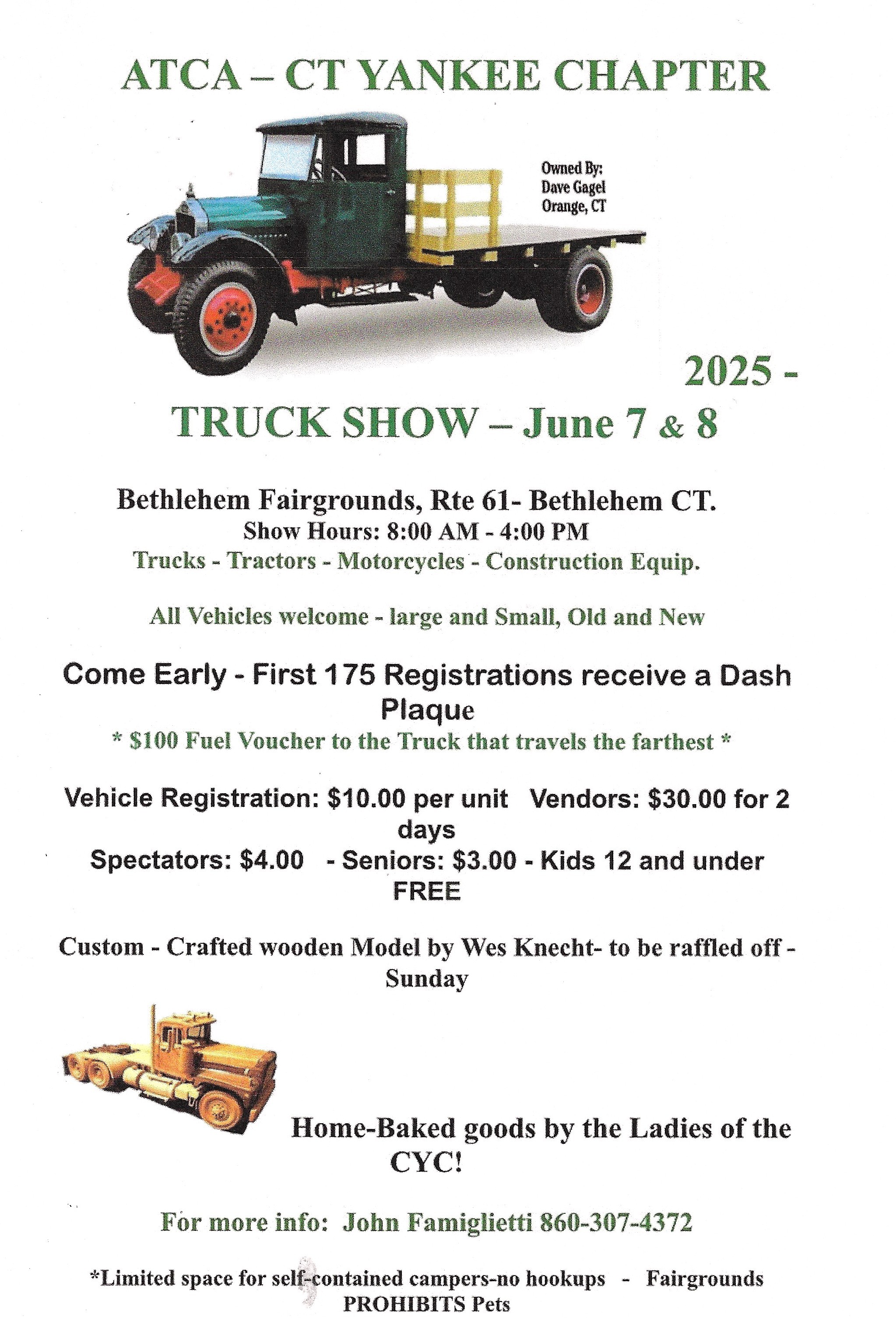 CT.-Yankee Chapter, ATCA Truck Show, Bethlehem, CT.