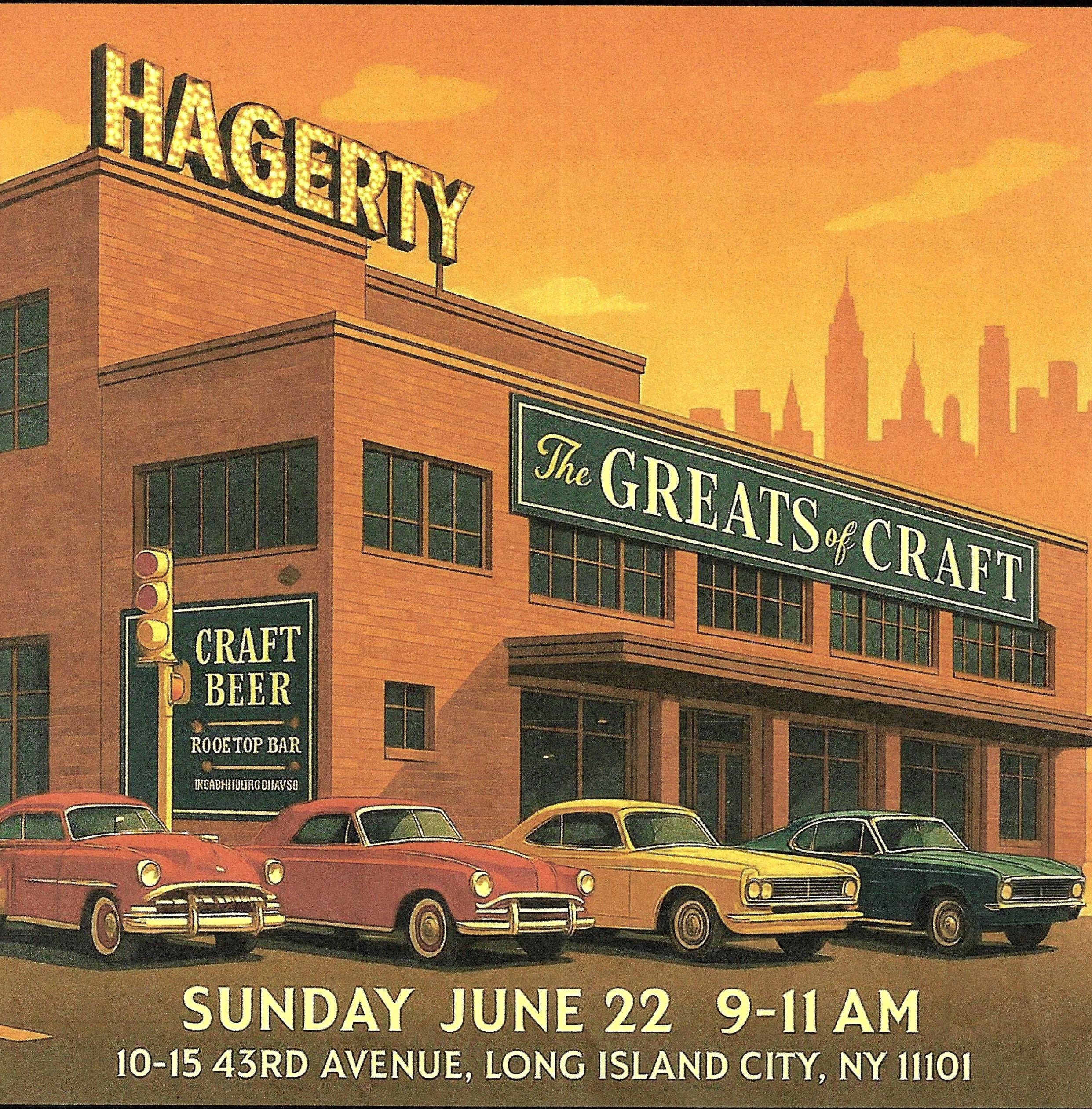 The Hagerty Driver’s Club Car Meet-Up, LIC, NY