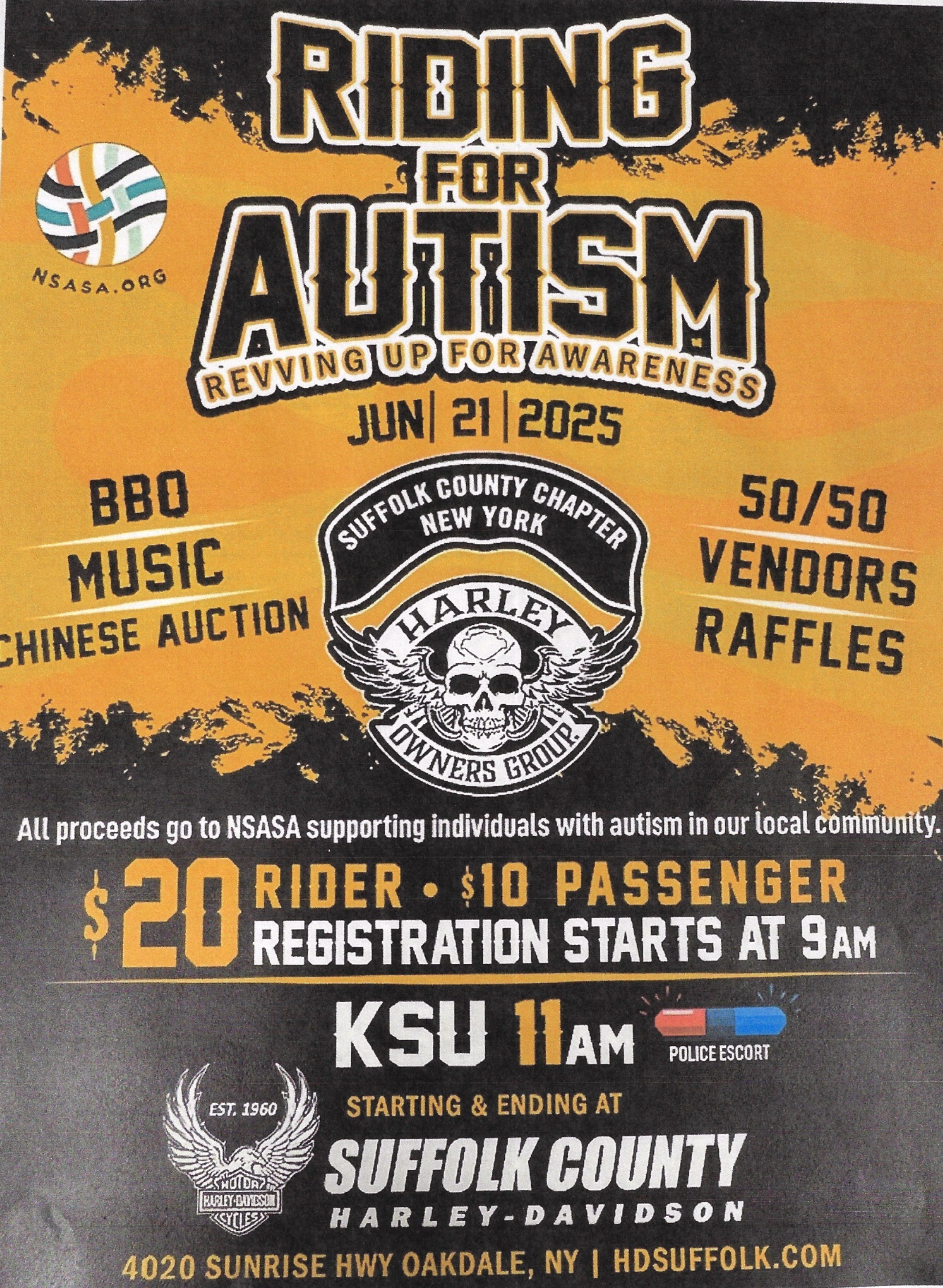 Riding For Autism, Oakdale, NY