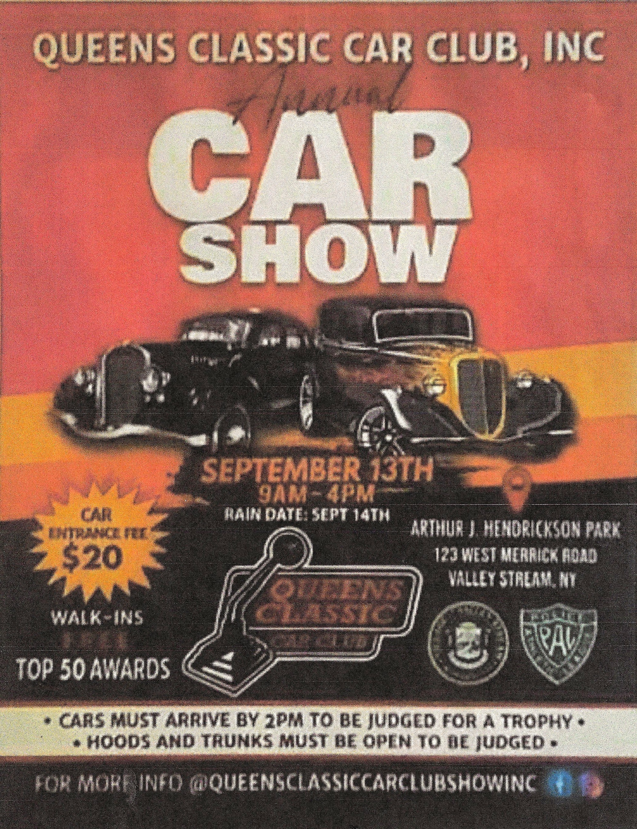 Queens Classic Car Club’s Annual Car Show, Valley Stream, NY