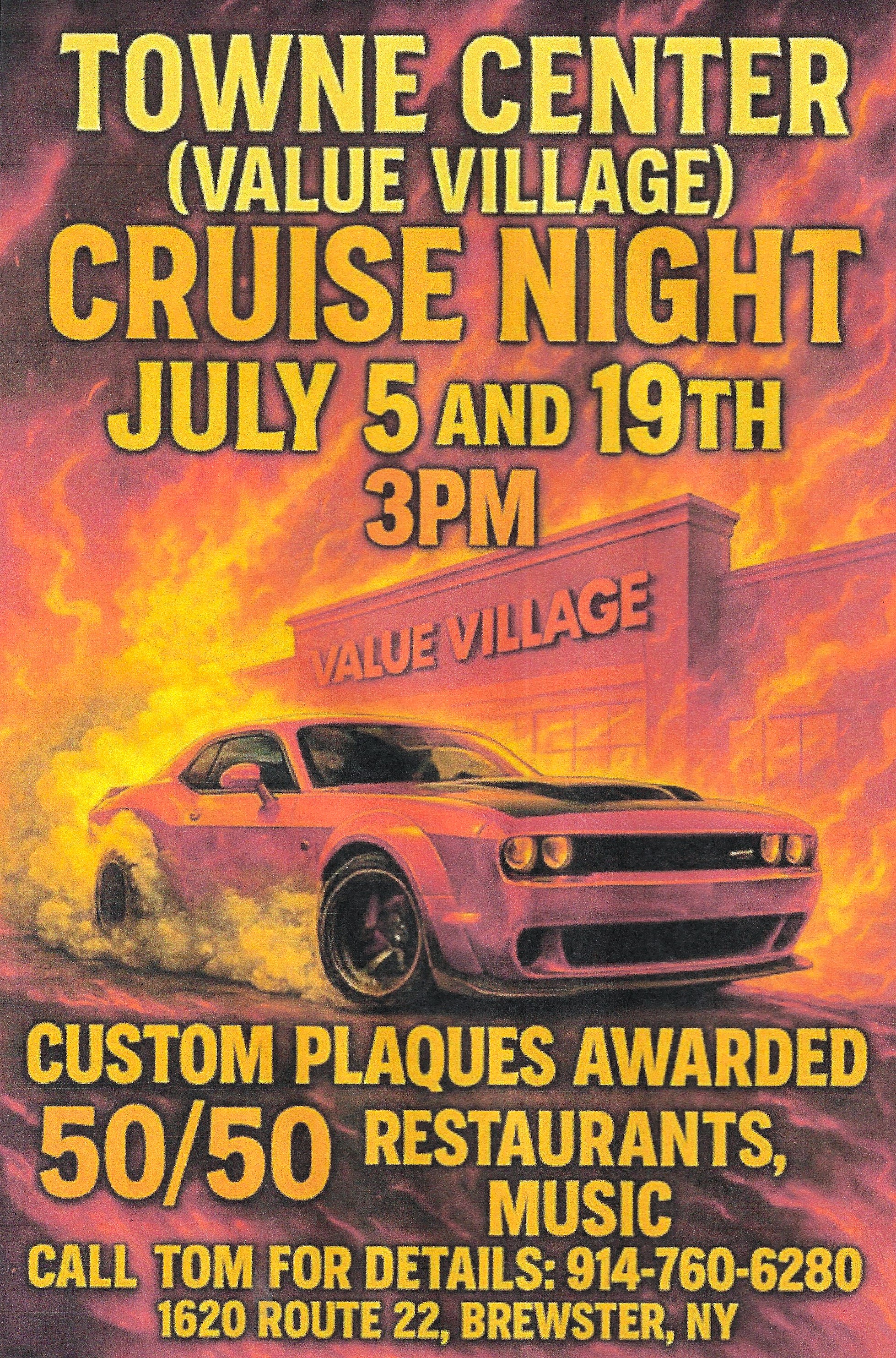 Towne Center Value Village Cruise Night & Car Show, Brewster, NY
