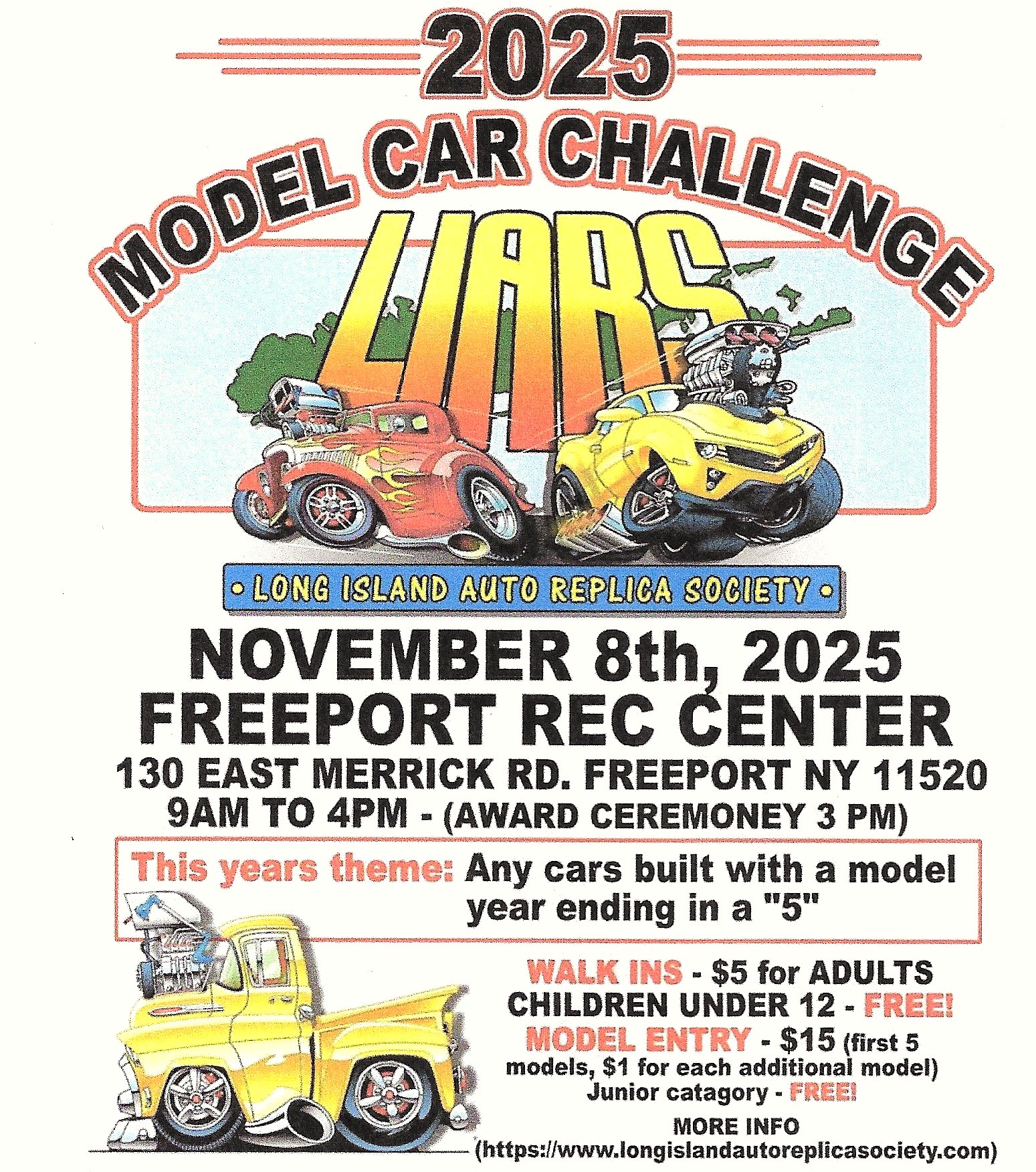 LIARS 2025 Model Car Challenge, Freeport, NY