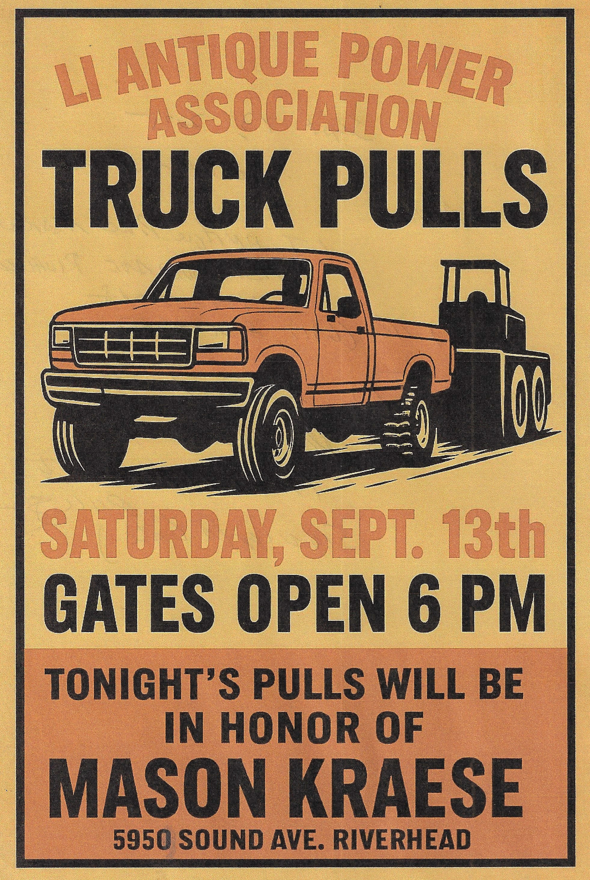 LI Antique Power Association Truck Pulls, Riverhead, NY