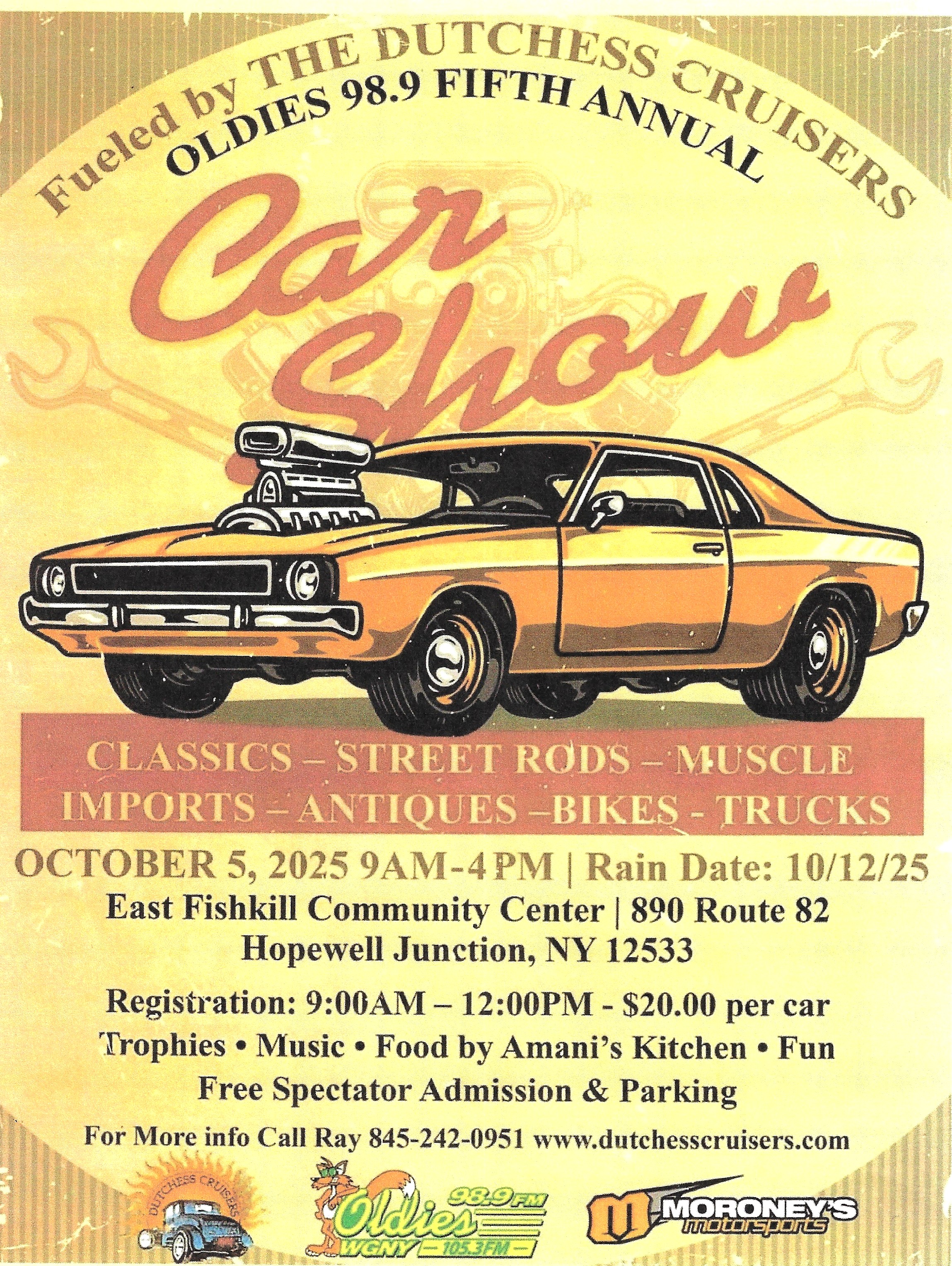 The Dutchess Cruisers 5th Annual Car Show, Hopewell Junction, NY