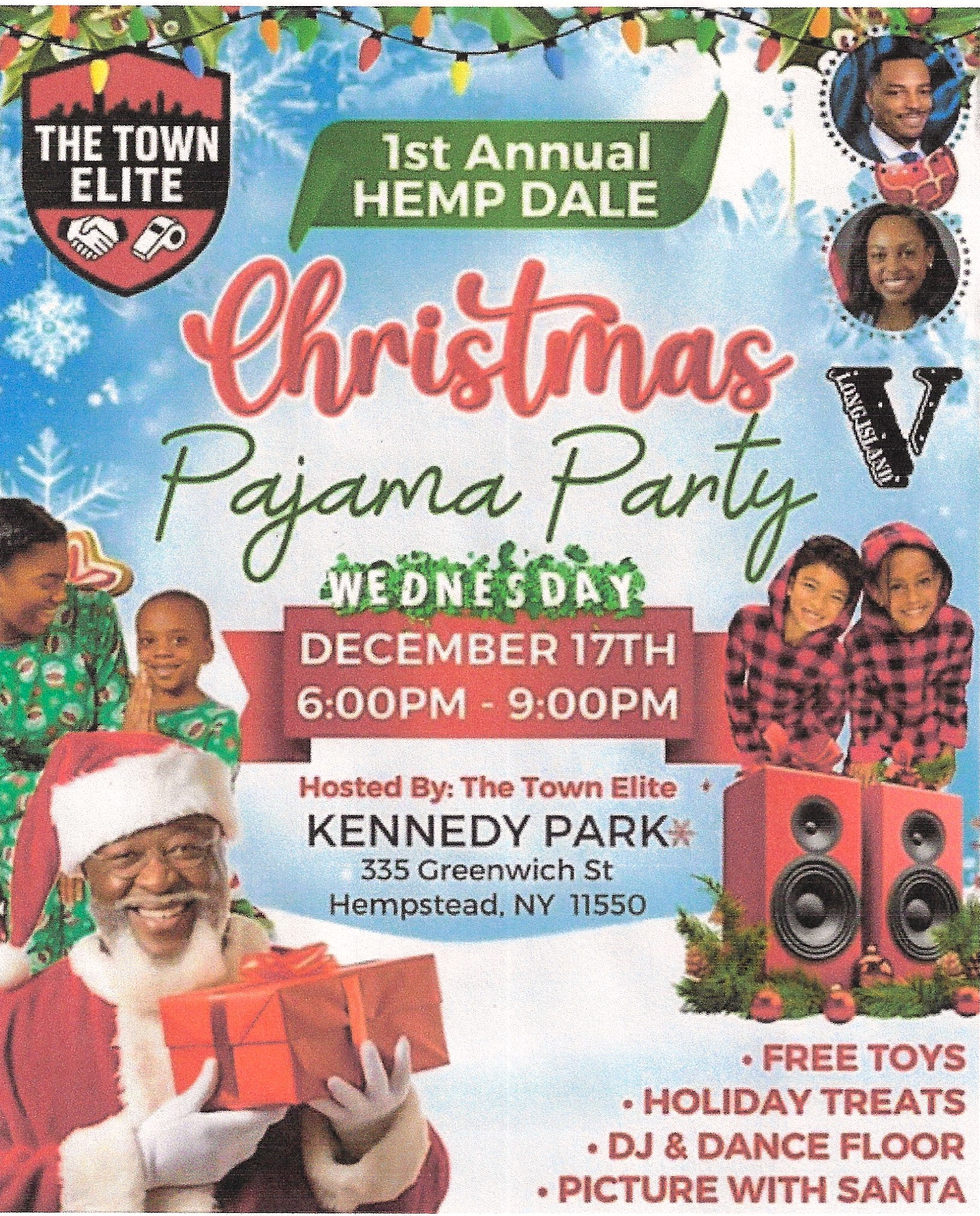 The 1st Annual Hemp Dale Christmas Pajama party, Hempstead, NY