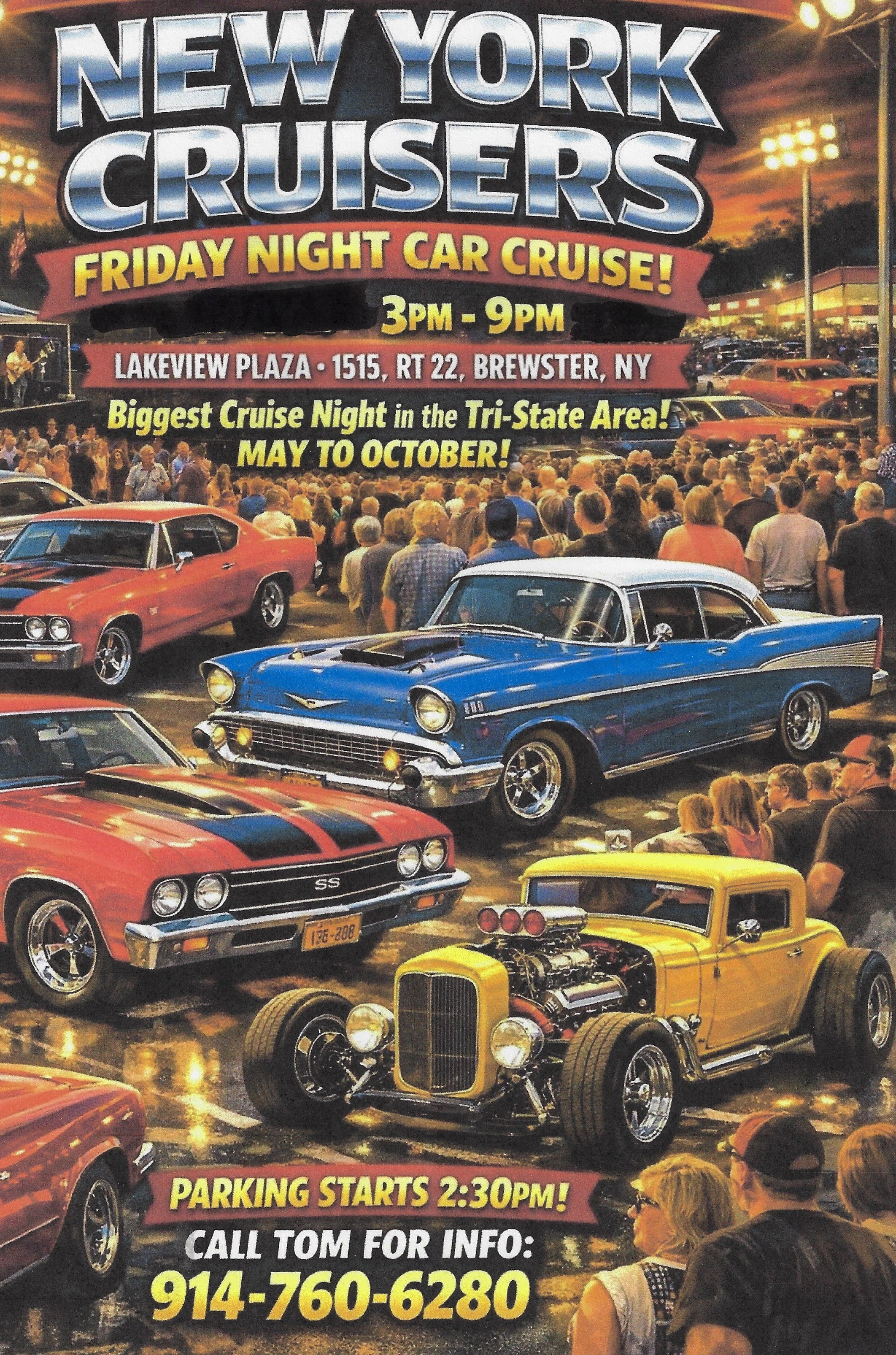 New York Cruisers Friday Night Car Cruise & Meet, Brewster, NY
