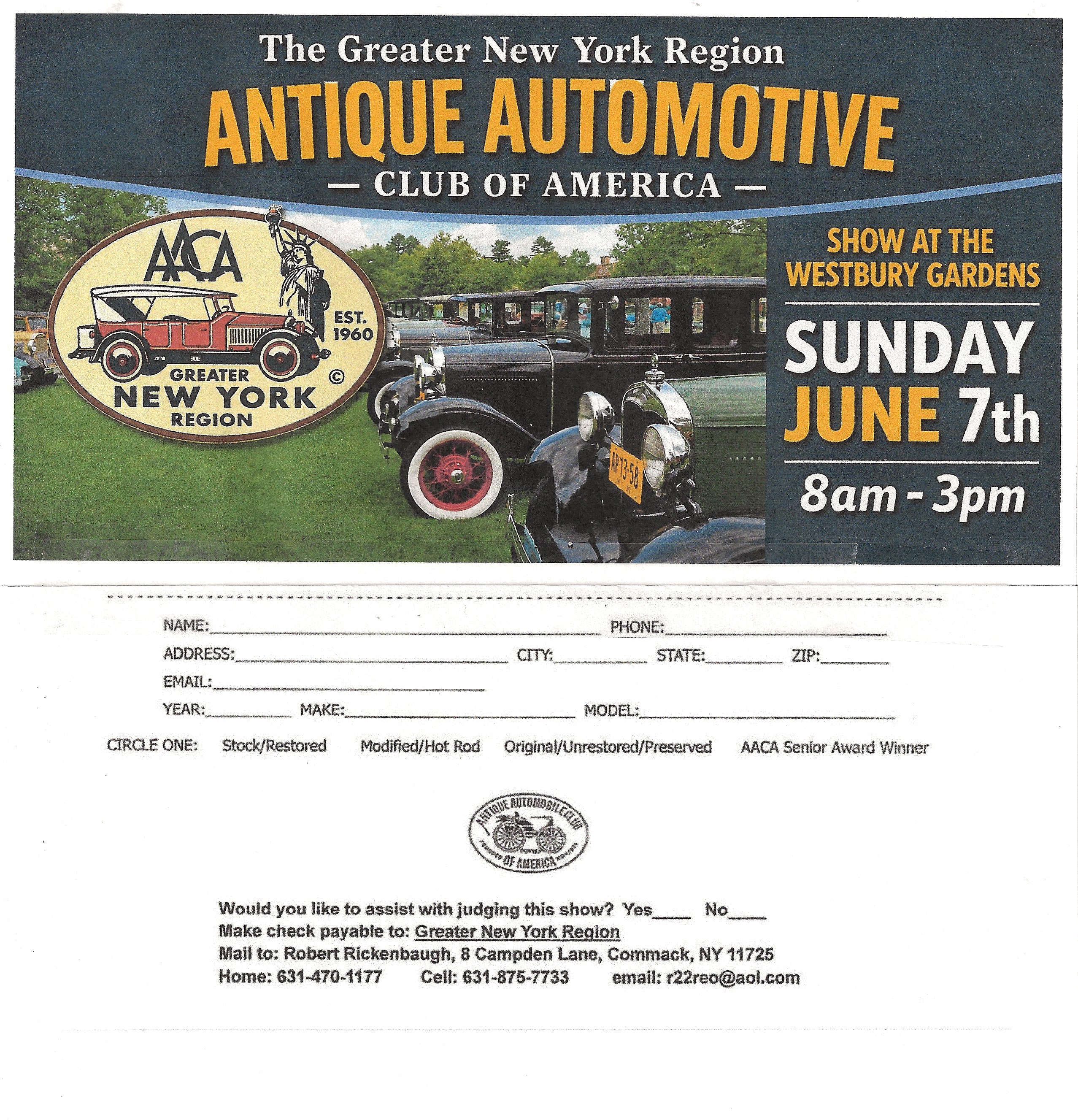 The AACA NY Region 60th Annual Spring Meet, Old Westbury, NY