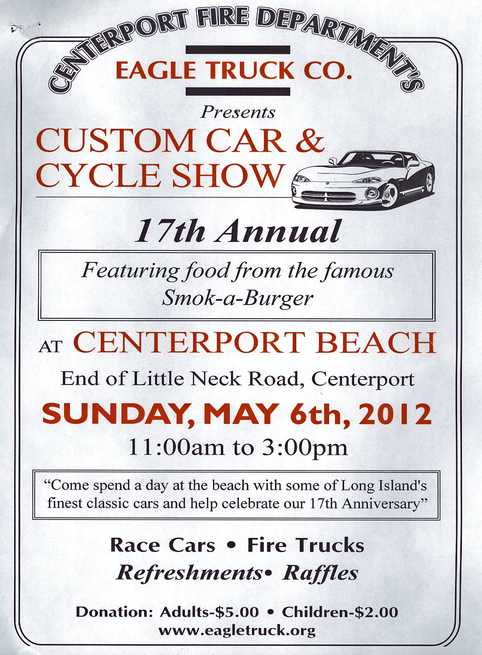 17th Annual  Custom Car  and Cycle Show- Centerport, NY