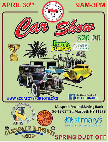 Toys 4 Tots Spring Dust Off Car Show & Family Day, Maspeth, NY