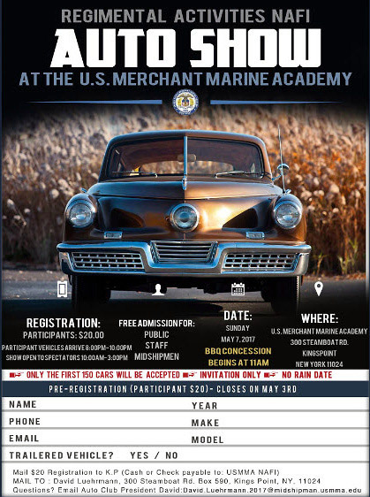 Regimental Activities NAFI Auto Show-USMMA, Kings Point, NY