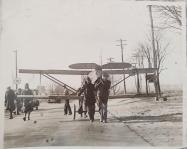 Mystery Friday Foto #33 Solved; Clarence Chamberlin’s Plane on Stewart Avenue