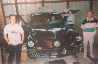 Rare 1993 image of Tucker 1044 with owner Skip Groh