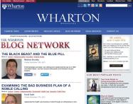 Wharton Magazine “The Black Beast and The Blue Pill”