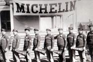 The Michelin Men at the 1906 Vanderbilt Cup Race