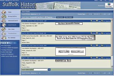 Favorite Website: Suffolk Historic Newspapers