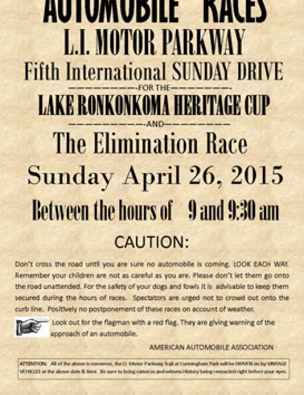 Latest Update: The 4th Annual Motor Parkway “Sunday Drive” to Lake Ronkonkoma