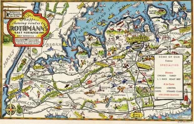 1937 Ye Mappe to Rothmann’s East Norwich Inn