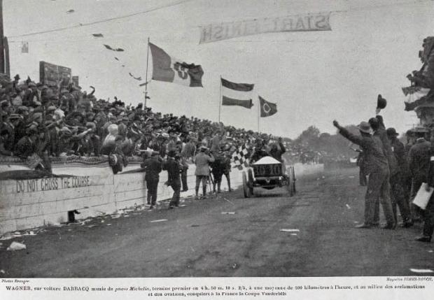 Translation: December 1906 Les Sports Modernes: The Vanderbilt Cup in America