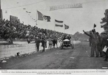 Translation: December 1906 Les Sports Modernes: The Vanderbilt Cup in America