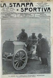 Translation: May 1902 La Stampa Sportiva: Vanderbilt, Jr. Breaks the One-Kilometer Land Speed Record
