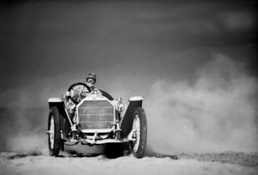 Henry Austin Clark Jr. and his 1911 Mercer 35R Raceabout