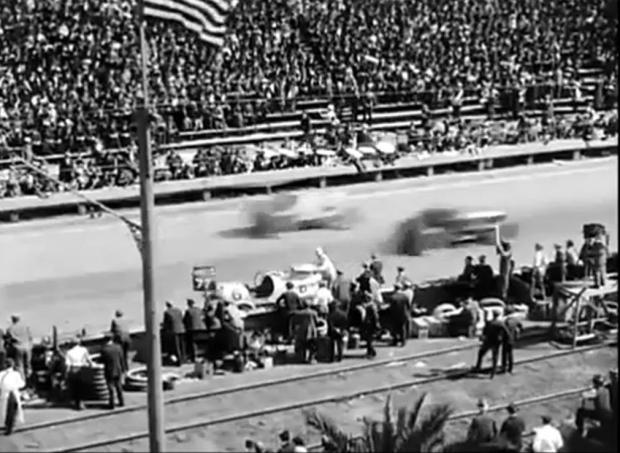 VanderbiltCupRaces.com Exclusive: Charlie Chaplin and Mabel Normand at the 1914 Vanderbilt Cup Race