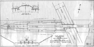Malverne Treasure #3: Plan Showing the Entrances to the Motor Parkway at Rocky Hill Road