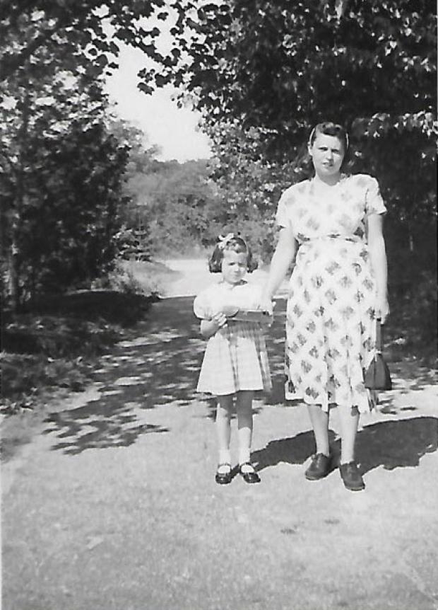 Documenting A 1950 Melville Driveway-The Former Entrance to the Huntington Lodge