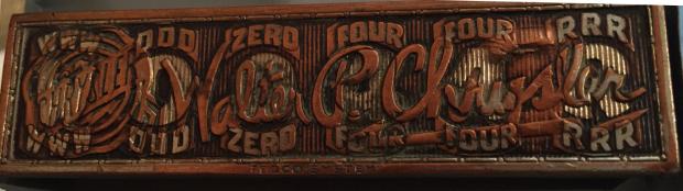 Mystery Foto #20 Solved: A Fedco Vehicle Number Plate for a 1926 Chrysler Model G70-6